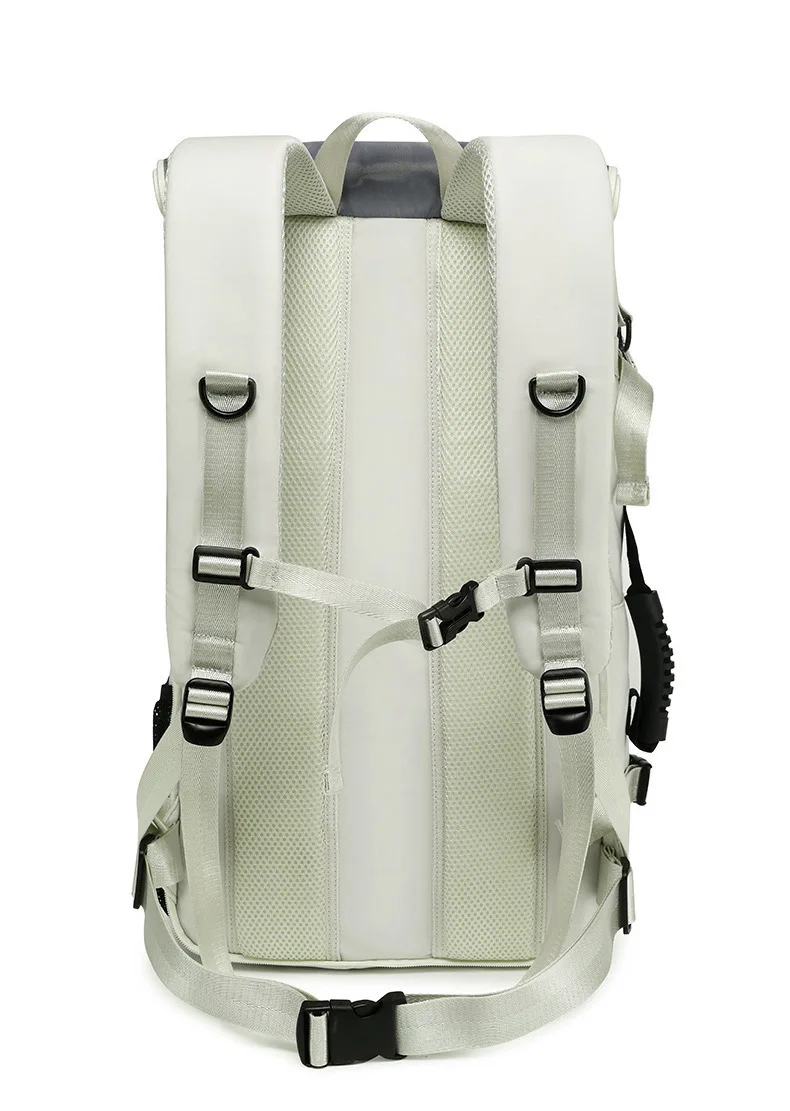 60L Large Travel Backpack Waterproof Expandable Rucksack with Shoe Compartment & Luggage Strap Business Laptop Bag for Men view 6