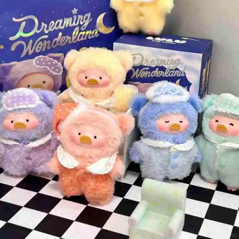 

52toys Lulu The Piggy - Lulu'S Dreaming Wonderland Series Pvc Plush Keychain Blindbox Mystery Box Cute Figure Birthday Gift Toys