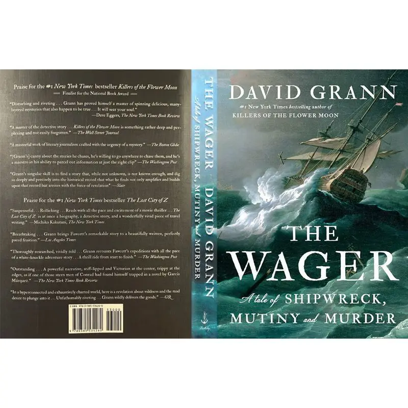 

The Wager: A Tale of Shipwreck, Mutiny and Mur novel Paperback English Book