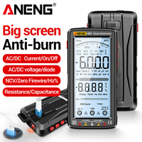 Professional Intelligent Multimeter AC/DC Voltage Current Rechargable Non-contact Digital Multimetro LCD Screen Current Tester