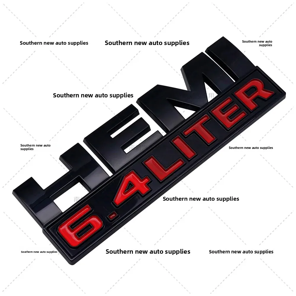 نمط جديد جيب جراند شيروكي 5.7L HEMI 6.4Liter شعار السيارة ملصق لاصق لامع ورائع تعديل ABS المواد عالية الجودة مركبة مائي