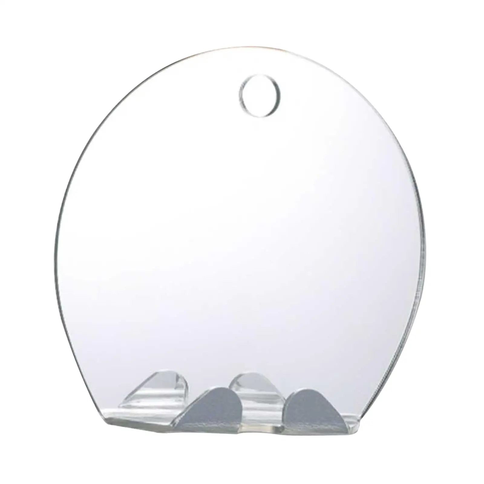 Unbreakable Round Shower Bathroom Mirror Without Fog with Hook