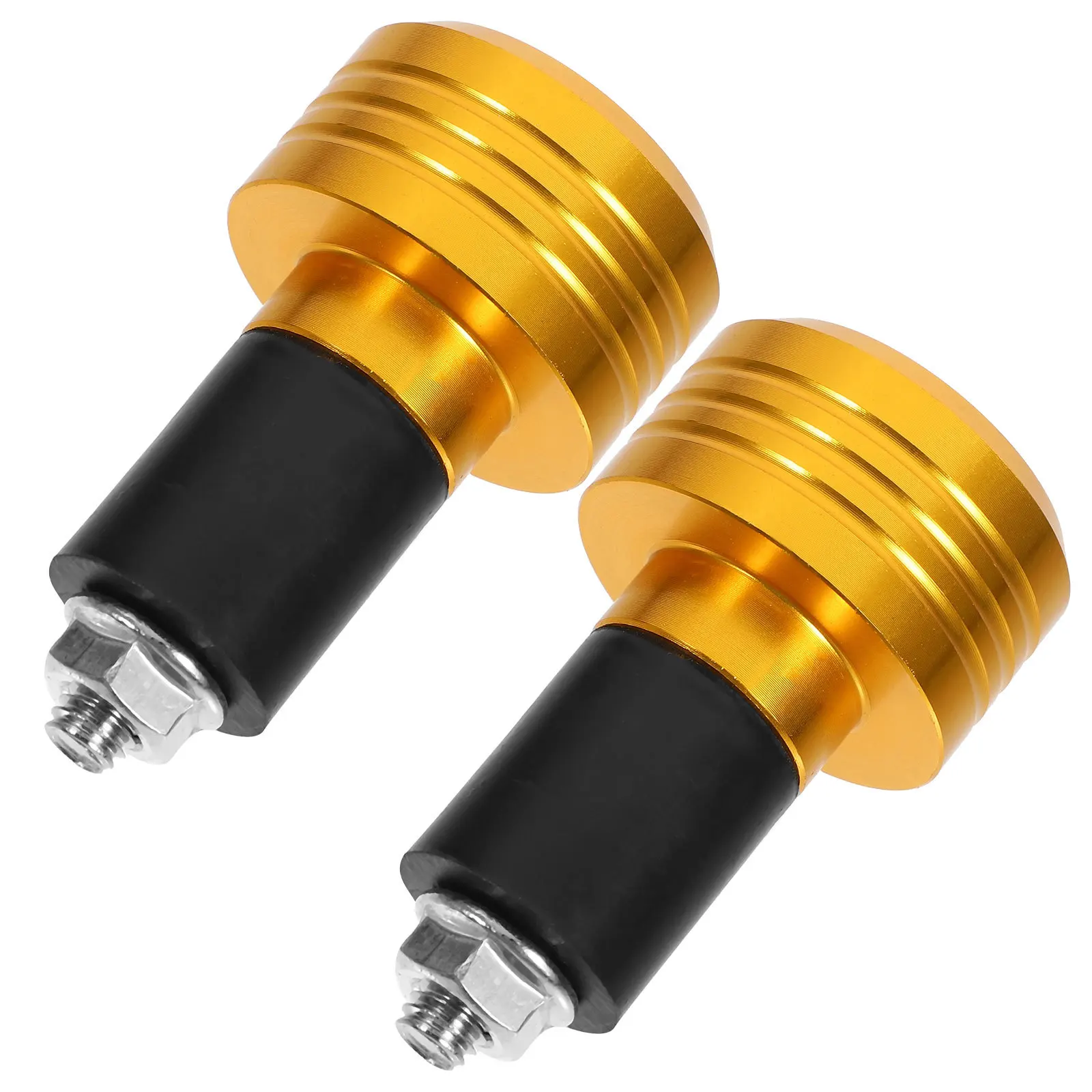 

1Pair Motorcycle Handlebar Plugs Durable Stylish Thread Design Easy Installation No Skills Required for Most Bikes