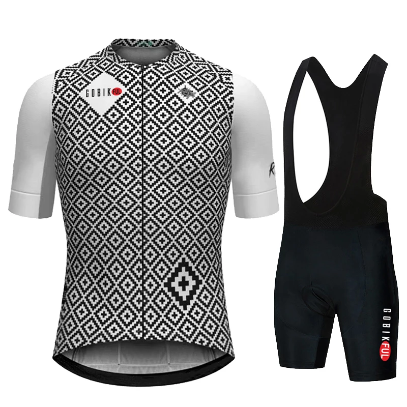 Bicycle Cycling Jersey Set for Men, Bib Shorts, Bike Uniform Suits, Cycling Clothing, MTB Triathlon Clothes, Summer