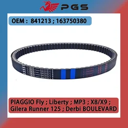 PGS 814x22.5 Drive Belt For PIAGGIO Fly Liberty MP3 X8 X9 Aprilia Atlantic eu3 125 Mojito 125 Sport city one 4t eu3 125cc 841213