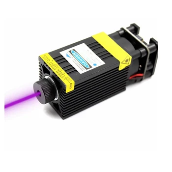 Instelbare focus 405nm 500mW paarse laser 3D graveren lasermodule snijden PWM power DC12V