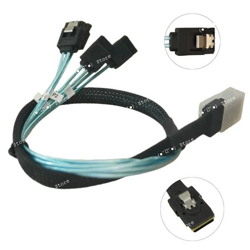 

mini sas to 4x sata cable | sff-8087 6gbps backplane data splitter