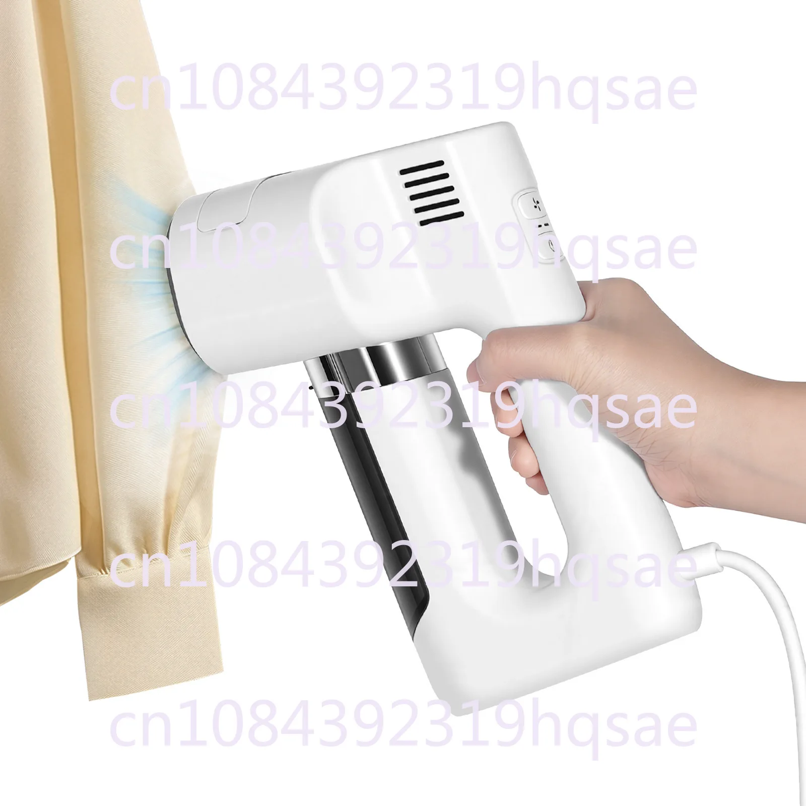 Handheld Vacuum Garment Steamer 1200W Wet Dry Steam Iron Portable Clothes Ironing Machine Home Travel Use