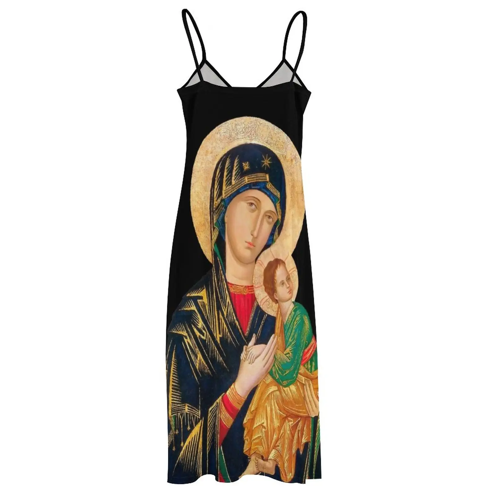 Our Lady of Perpetual Help (transparent background design) Sleeveless Dress elegant dresses for women evening dresses women