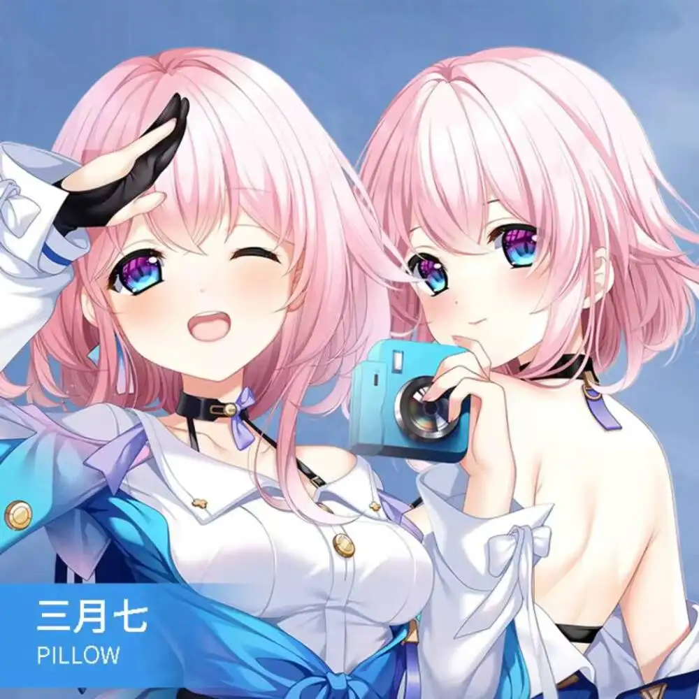 

Японский Honkai 7 марта мультфильм Dakimakura пододеяльник уютный чехол аниме льняные подарки MMXY