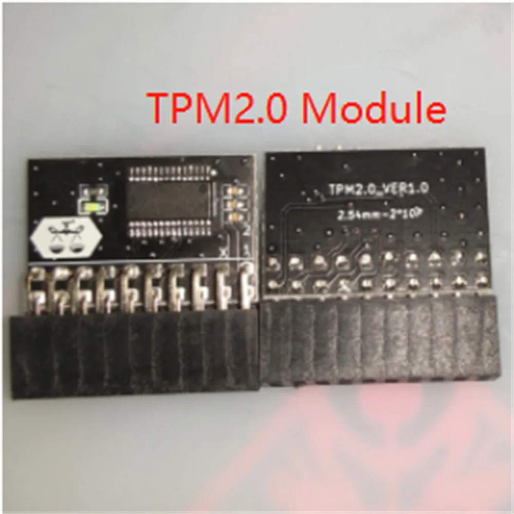 Gigabyte-Carte mère de sécurité cryptée, ASUS TPM 2.0, Windows 11, LPC 20 broches, carte mère Tech, 1PC