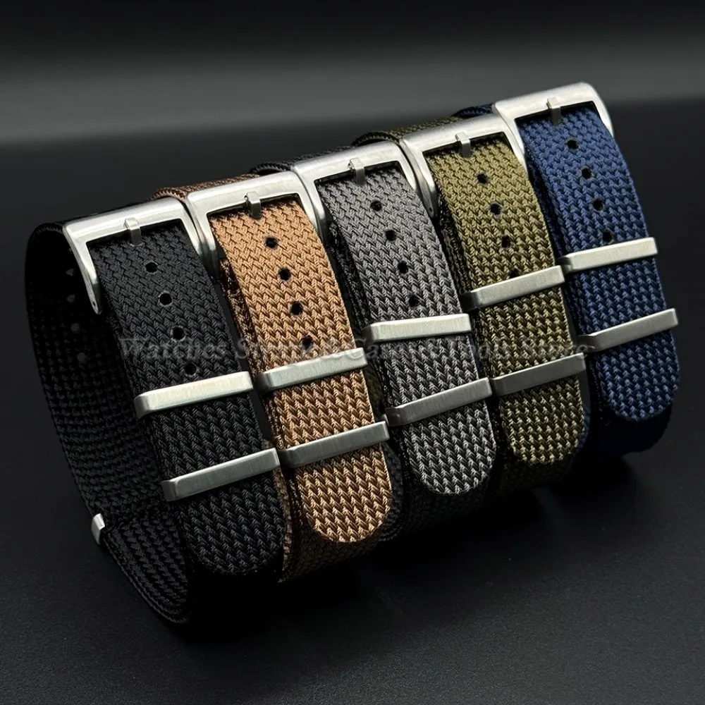 Gewebtes Militär-Nylon-Uhrenarmband 18mm 20mm 22mm für Samsung Galaxy Watch 7/6/5/4 für Seiko Herren Damen Universal-Armbänder – Detail 3