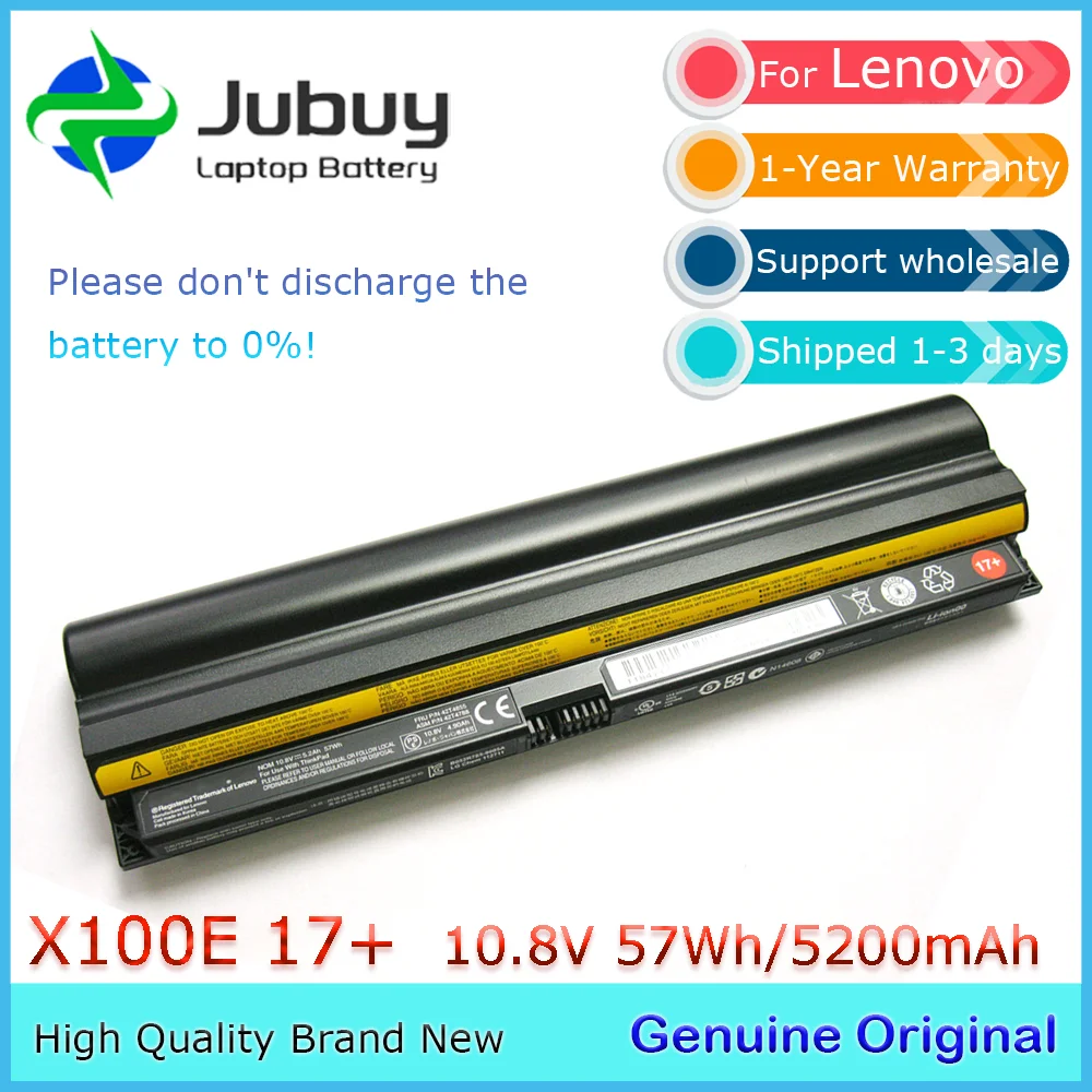 42T4785 10.8V 57Wh Original Laptop Battery for Lenovo Thinkpad X100e X120e 42T4784 17+ 0A36278 57Y4559