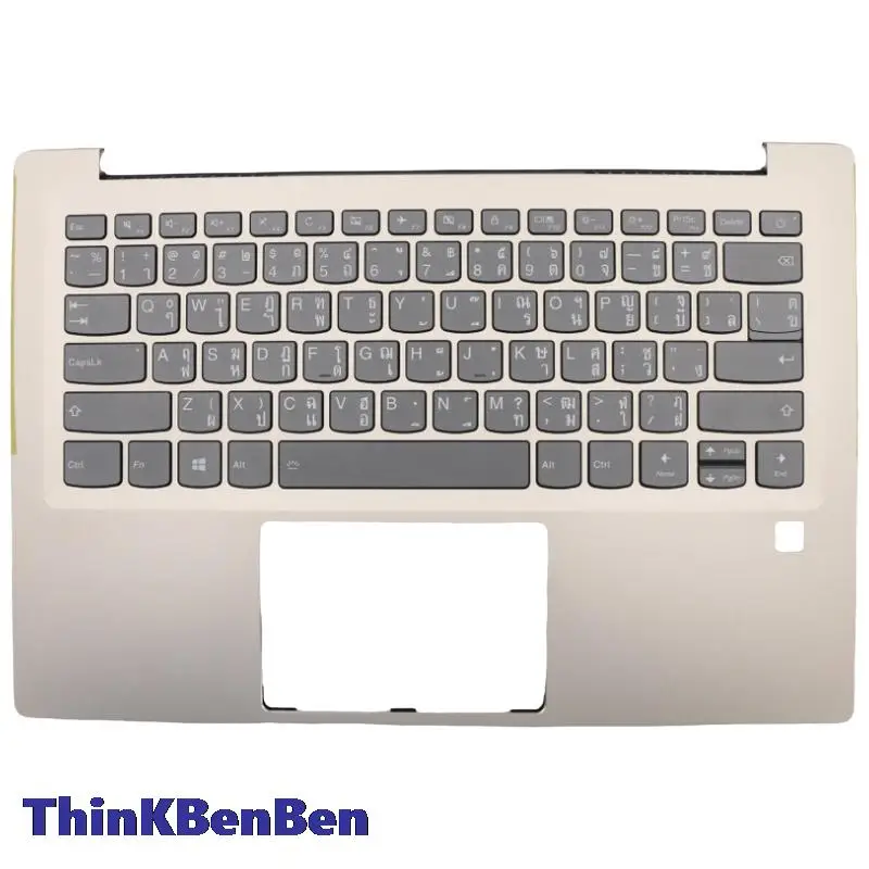 

TH Тайская золотая клавиатура, верхний чехол, упор для рук, чехол для Lenovo Ideapad 720S 14 14IKB 5CB0N79758