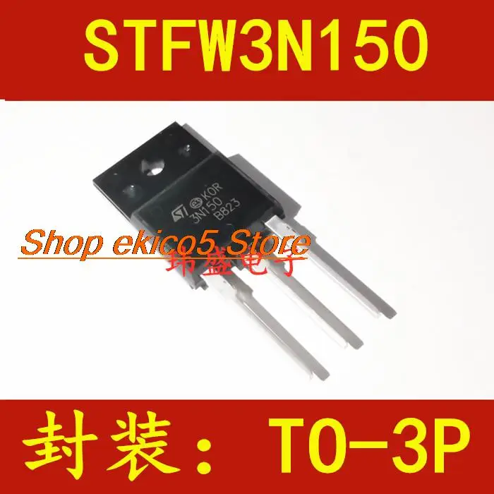 5pieces Original stock   3N150 STFW3N150 IGBT  TO-247