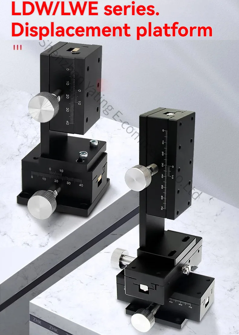 LWE4090 X-axis Dovetail Groove Platform LWX/LWY/LWZ Manual Displacement Fine Adjustment Slide Table