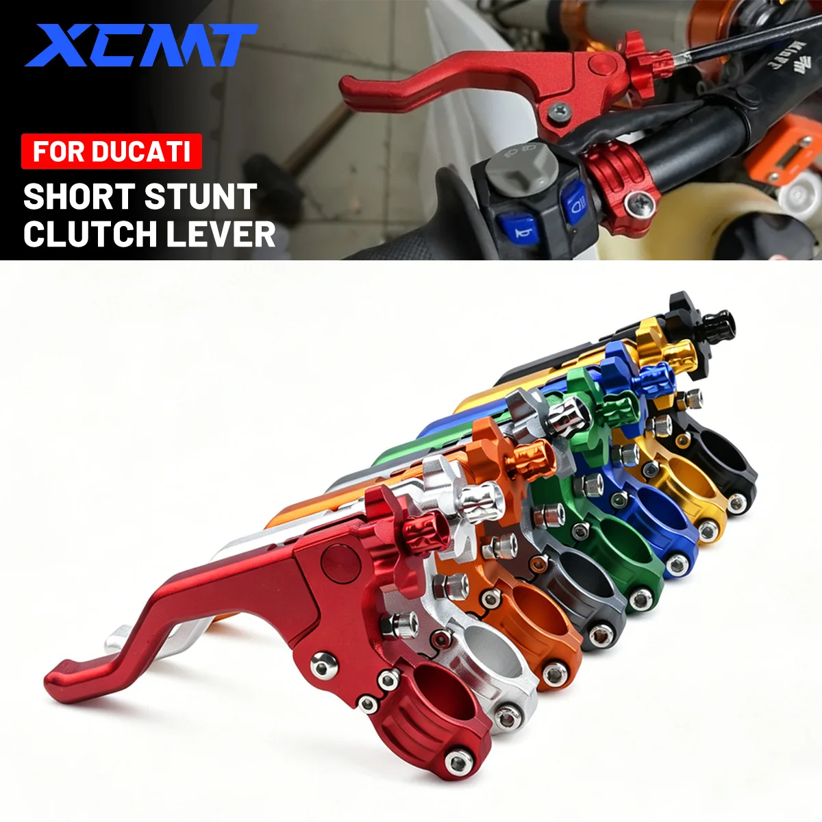 Motorcycle Short Stunt Clutch Lever For Ducati Monster 821 Scrambler 939 Hypermotard 950 Multistrada Supersport 797 Supersport
