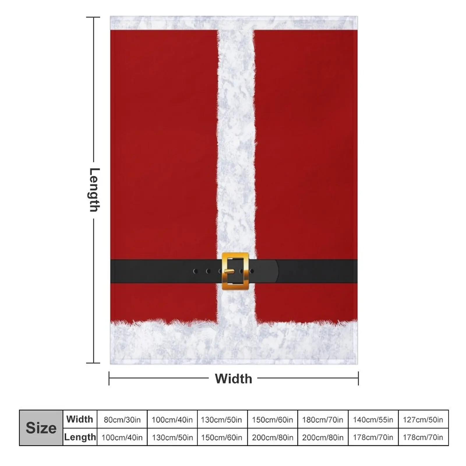 Santa Claus Suit Fashion Statement Throw Blanket Bed covers Quilt Blankets