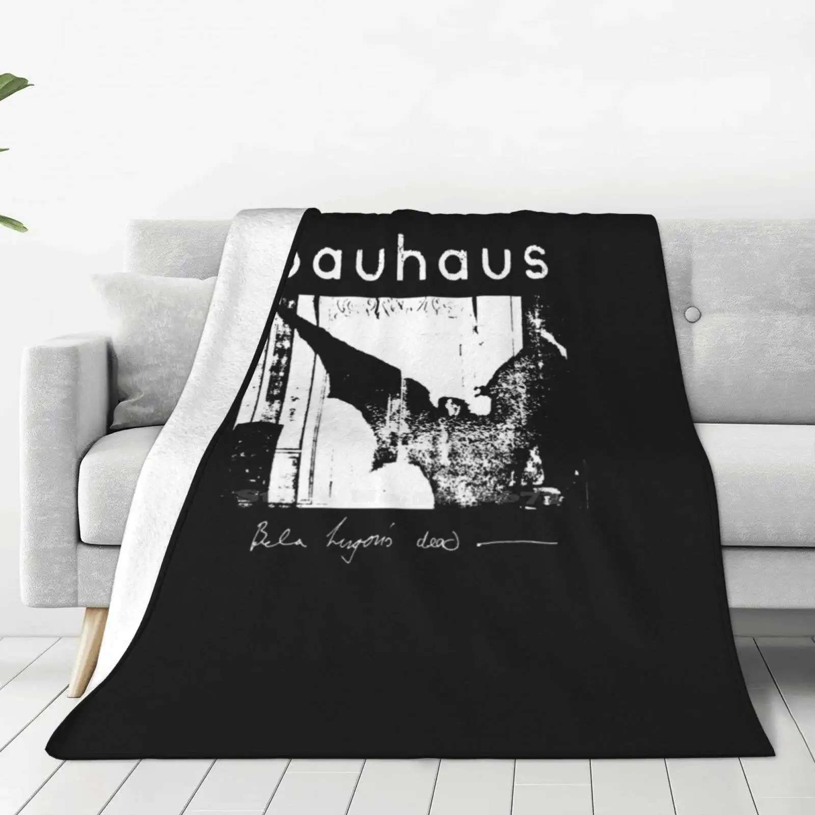 - Bat Wings-Bela Lugosi'S Dead New Print Novelty Fashion Soft Warm Blanket The Sisters Of Mercy Vintage Floodland First And