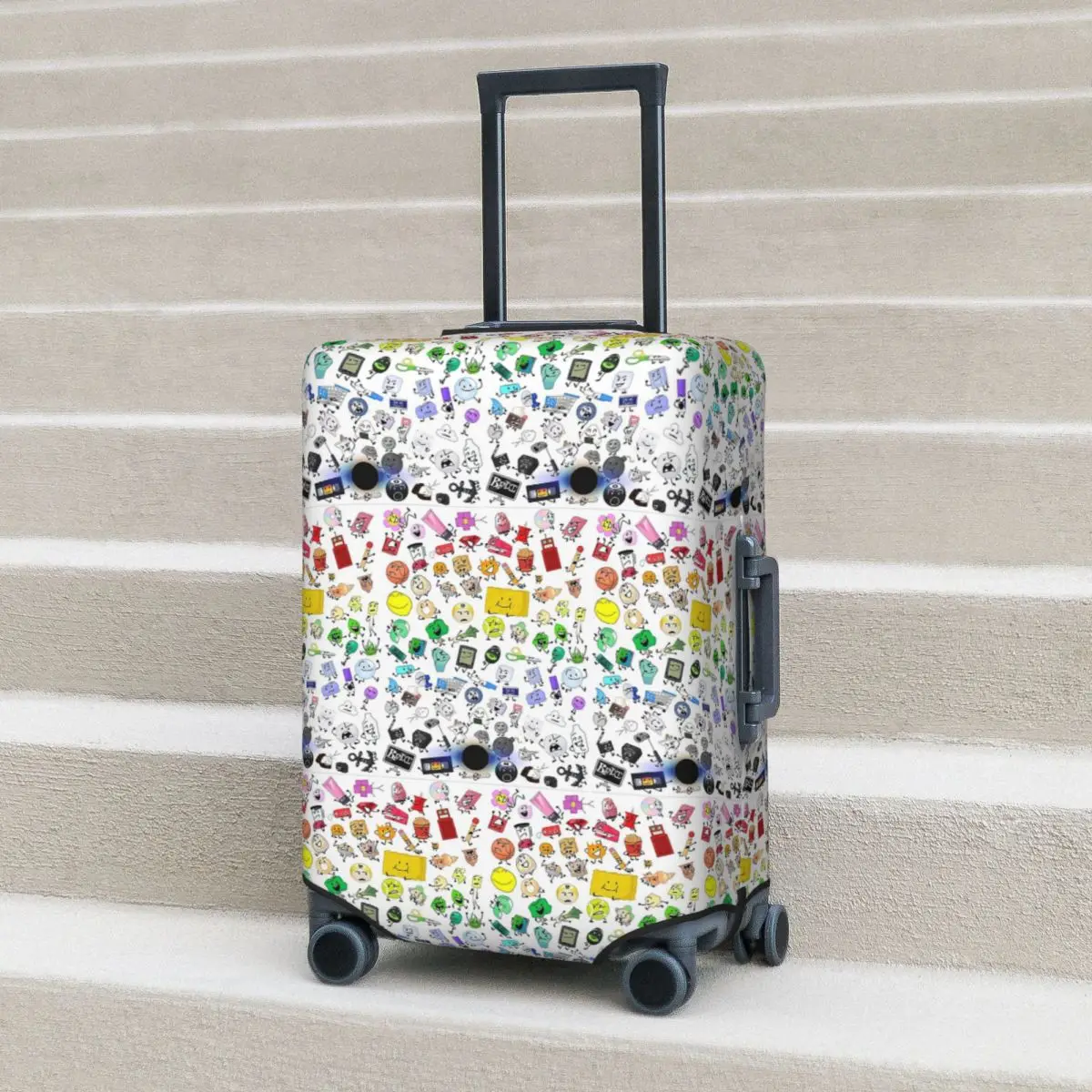 BFDI e TPOT Protezione completa per valigia Coperture protettive elastiche per bagagli da viaggio per 18-32 pollici