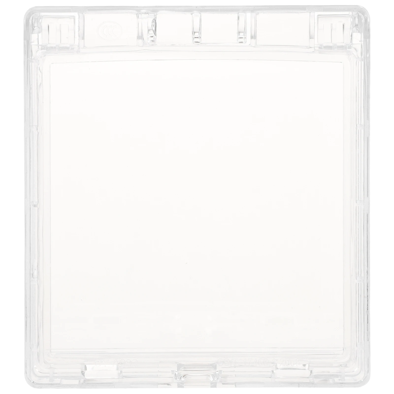 

Plastic Doorbell Chime Cover Protective Transparent Outdoor Rainproof Doorbell Protector Box for Home Security