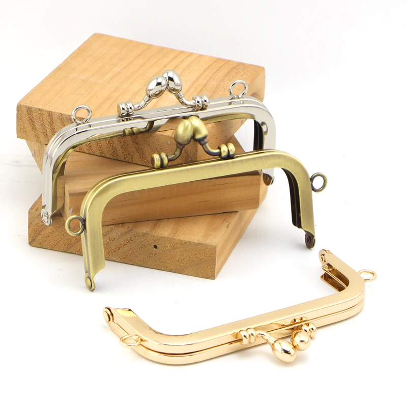 Marco de Metal de 12,5 cm para asa de bolso, accesorios de bolso de mano, cierre de Metal, ferretería para bolsos