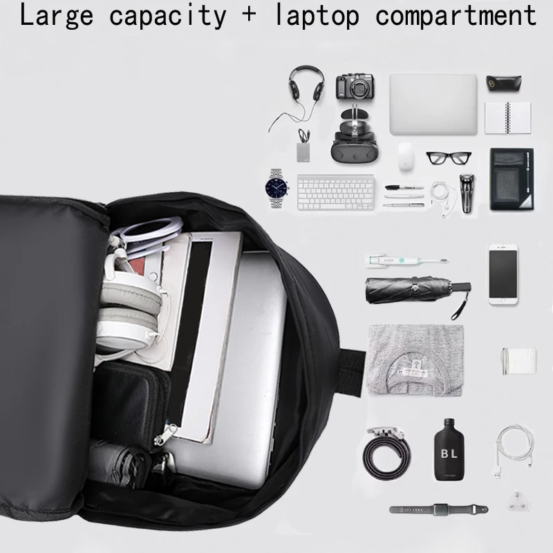 Men's and women's versatile large-capacity backpacks for all occasions, small-sized and unpopular schoolbags