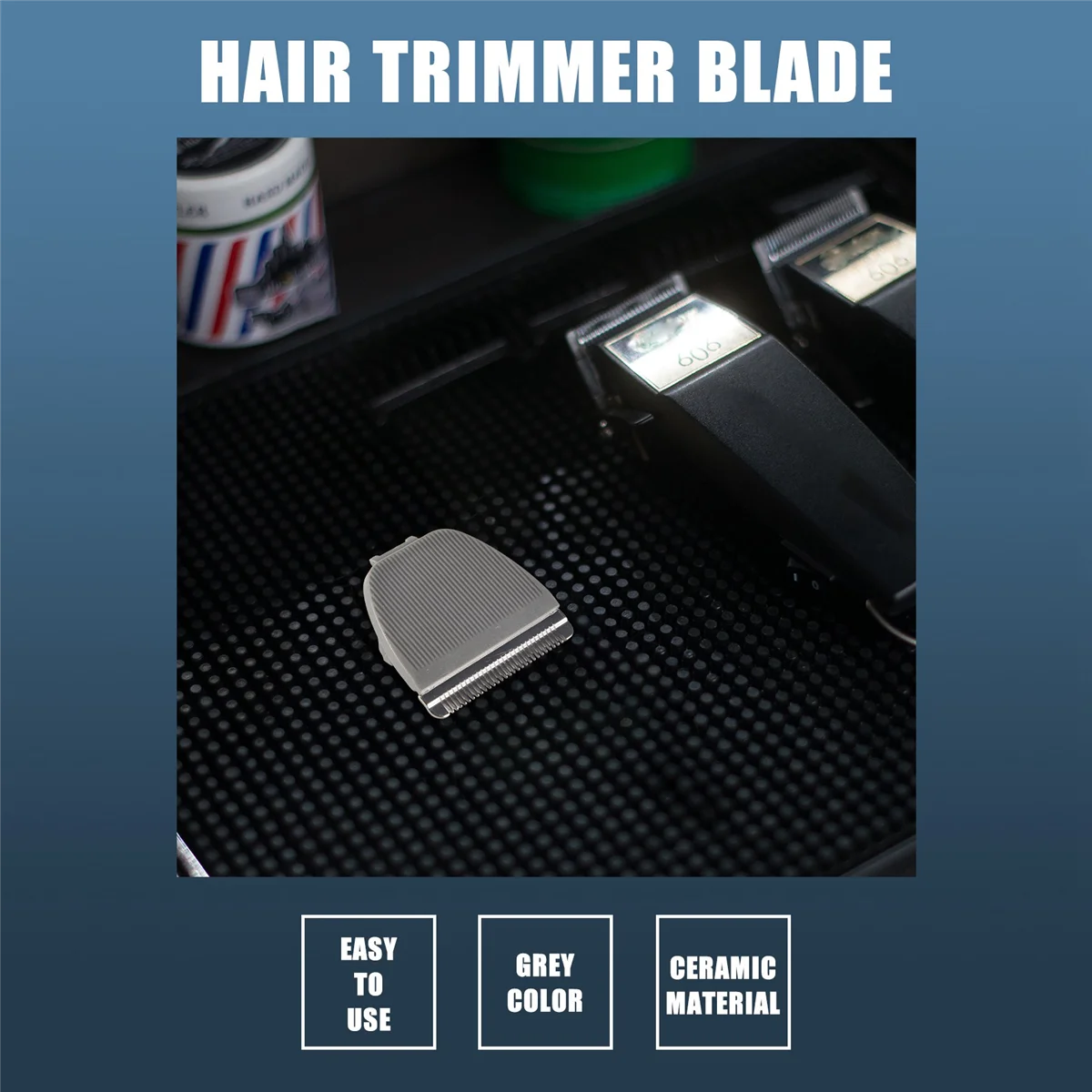 شفرة بديلة لقفاص الشعر ، الرمادي ، من من من من من ؟ ، ، ، 2 ، من من من ؟