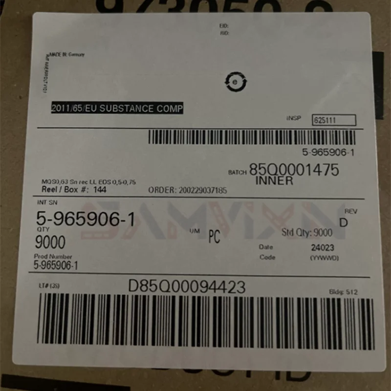 5-965906-1 (10pieces) Connectivity MQS Female Crimp Socket Contact 18-20AWG 0.63mm, Original In Stock