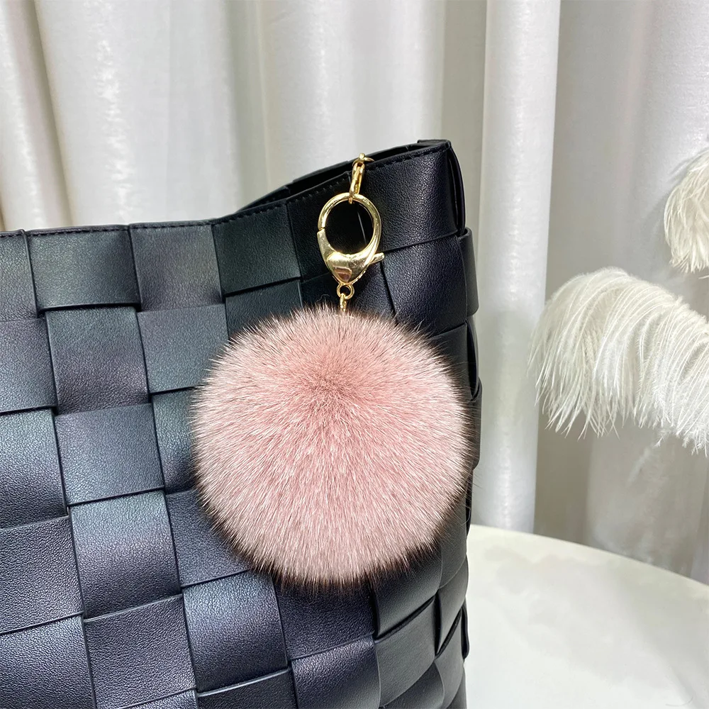

Fox Furry Ball Pendant Bag, Bag Accessories Car Keychain, Luggage Accessories, 9cm Fox Fur Ball, y2k Keychain, Ladies Keychain