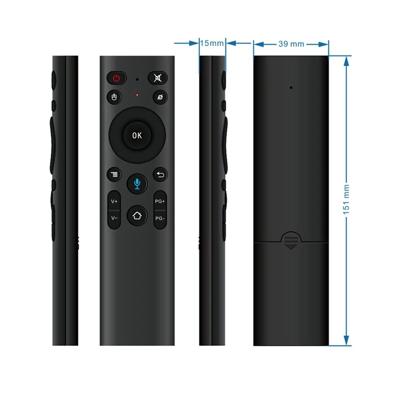 Q5+ Air Mouse Bluetooth Voice Remote Control For Smart TV Android Box IPTV Wireless 2.4G Voice Remote Control