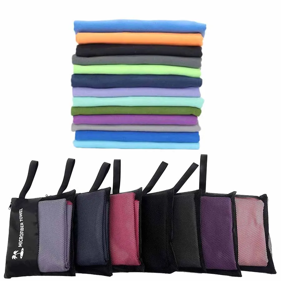 Microfiber Towel Perfect Travel & Gym & Camping Towel- Lightweight. Suitable for Trip, Beach, Shower, Backpacking, Pool