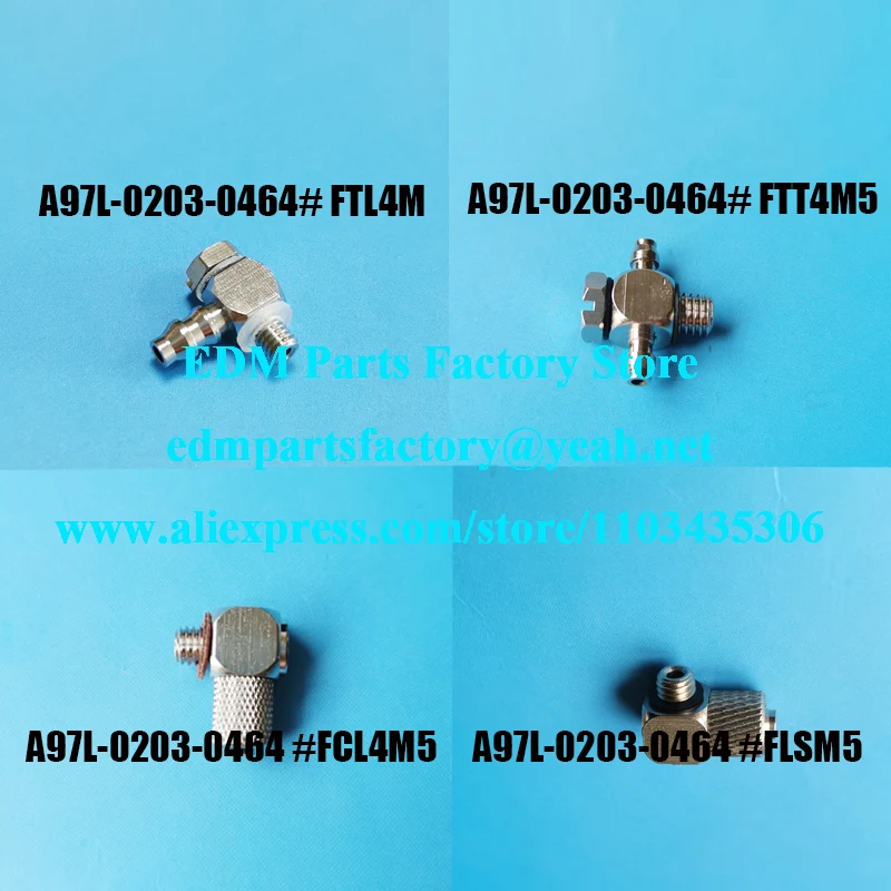A97L-0203-0464#FTL4M, A97L-0203-0464#FTT4M5, A97L-0203-0464#FCL4M5, A97L-0203-0464#FLSM5 FANU C use Elbow Screw Joint Lower