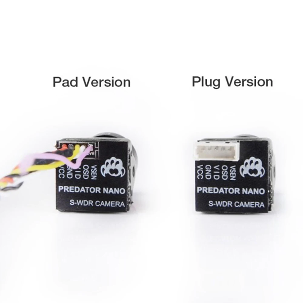 FOXEER Predator V5 Nano 1000TVL 1/3 "CMOS 4:3 / 16:9 PAL/NTSC OSD Switchable FPV กล้อง RC สำหรับ RC สำหรับแข่ง FPV Drone