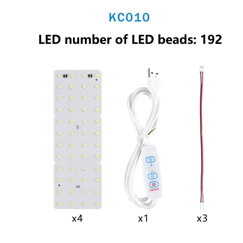 CQMF-CMYK LED Backlight Board PLA Basic CMYK Lithophane Bundle 3D Print Lithophane Photo LED Kit LED Light Panel