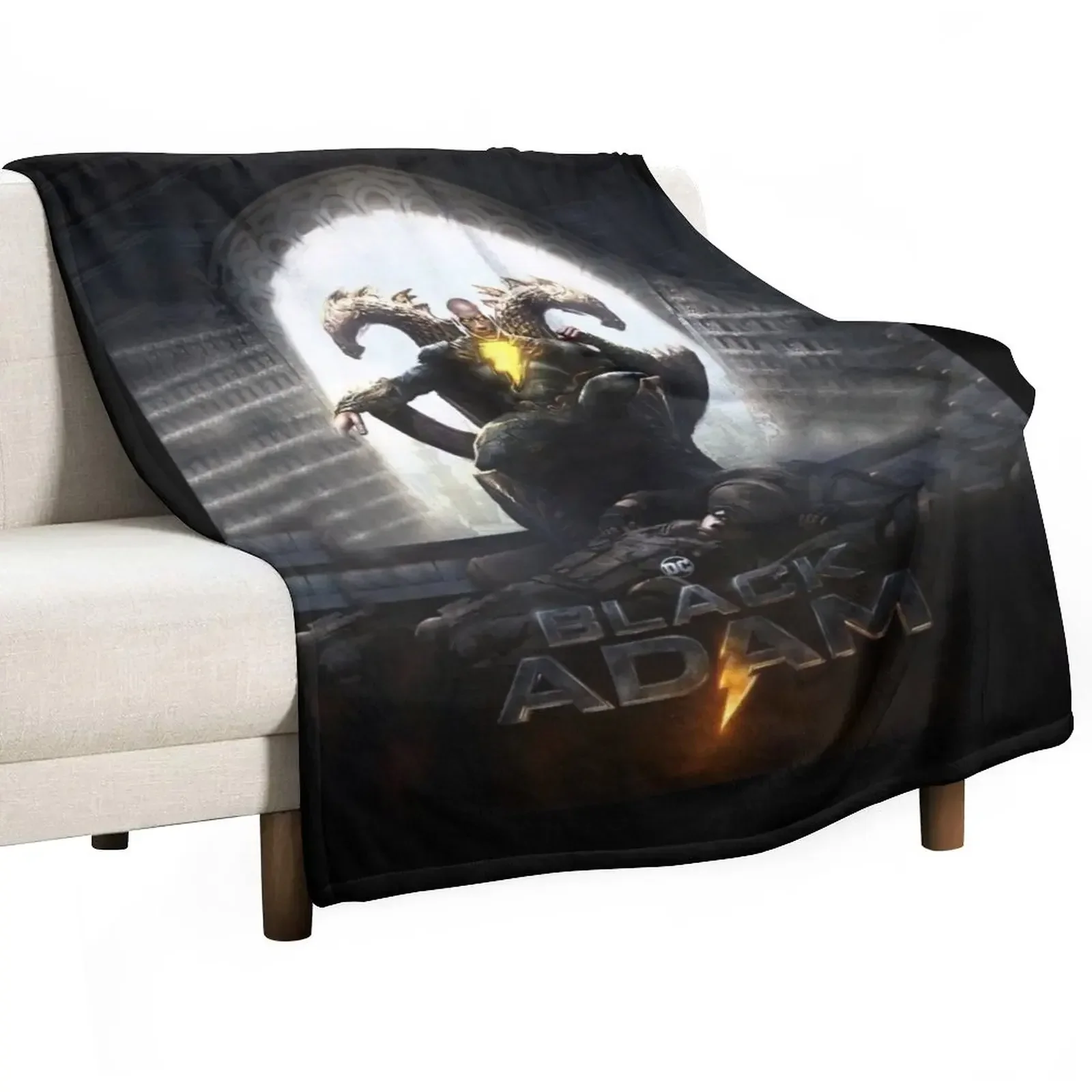 

black adam Throw Blanket Comforter Beautifuls Single Multi-Purpose Blankets