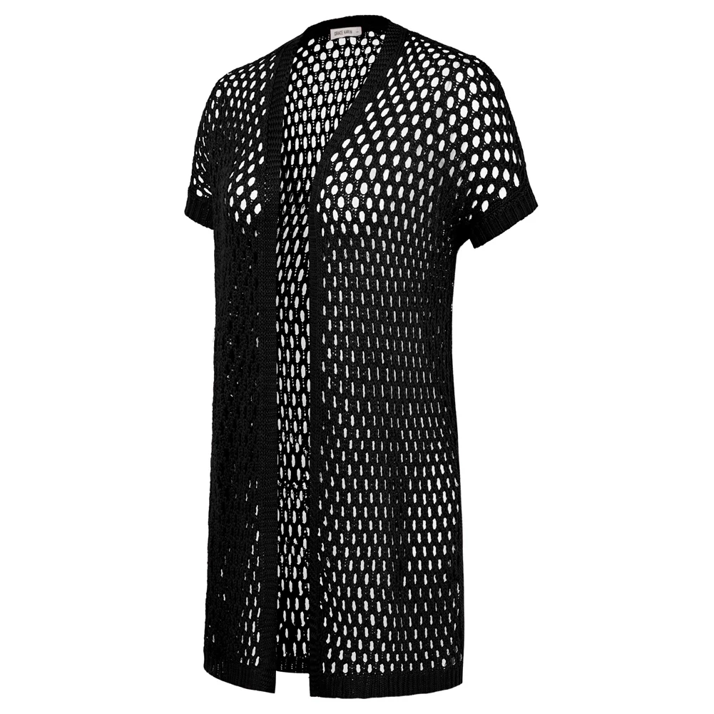 

Женский трикотажный свитер с разрезами спереди и Боковым Разрезом