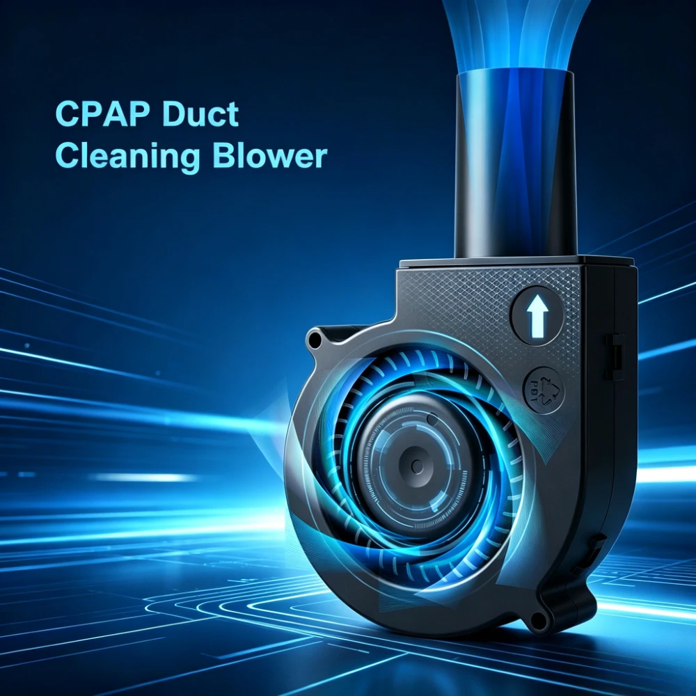 2.5cm Interface Portable CPAP Hose Dryer Blower Kit USB Turbo Fan for 2.2cm/22mm Standard CPAP Tube for BIPAP Cleaning