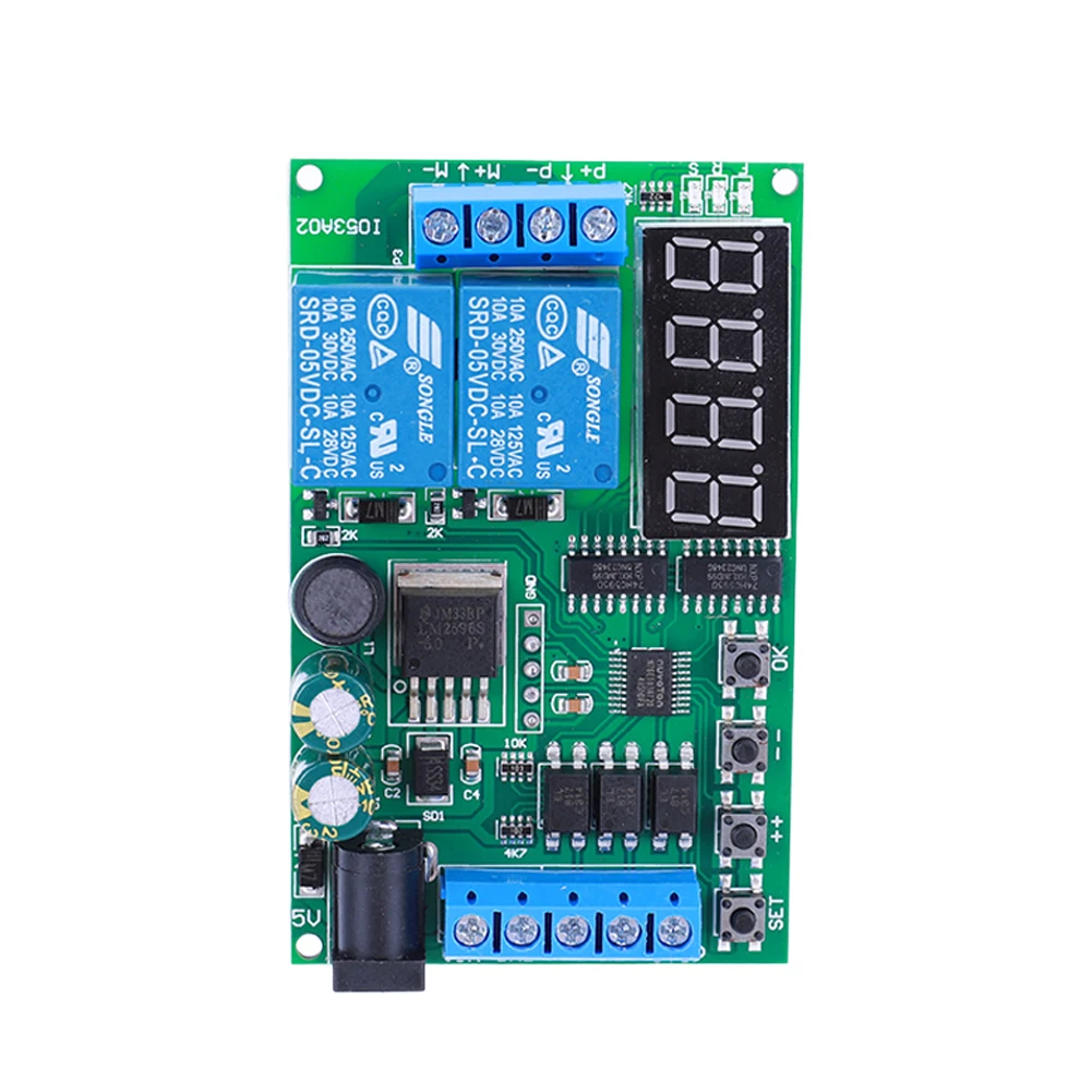 DC 5-24V Motor Controller Relay Board Multifunction Forward Reverse Control Limit Start Stop Switch for Toy PLC Car Garage Door