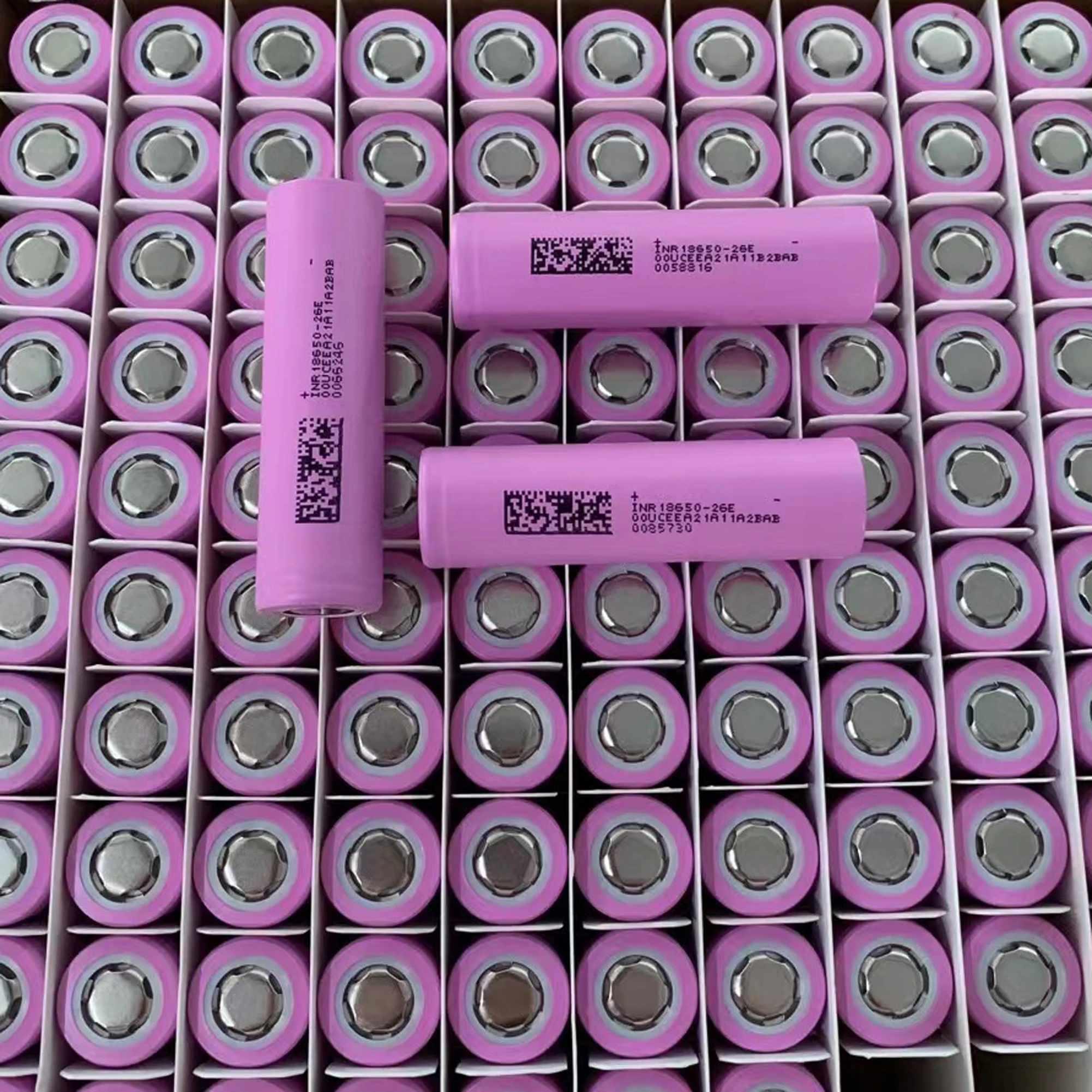 18650 3.7V 2600MAH 3C POWER BATTERY 7.8A Discharge INR18650 26EA FOR 12AH 15AH 18AH 20AH 12V 24V 36V 48V 60V 72V EBIKE BATTERY