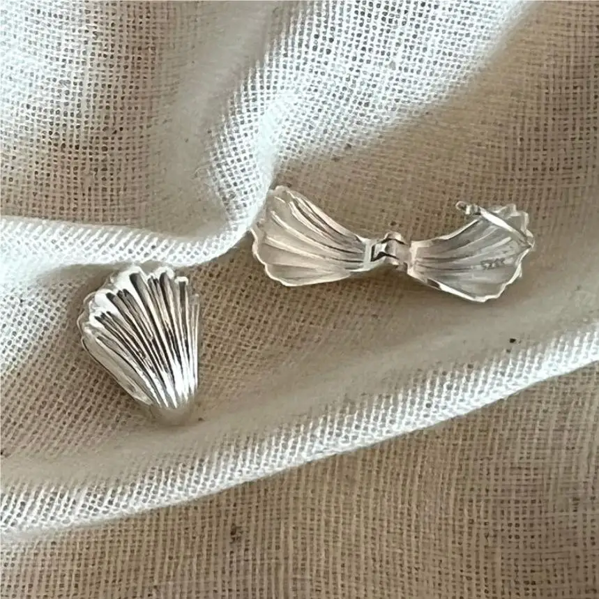 VENTFILLE 925 Sterling Silver Shell Earring for Women Irregular Originality Irregular Special Jewelry Birthday Gift Dropshipping