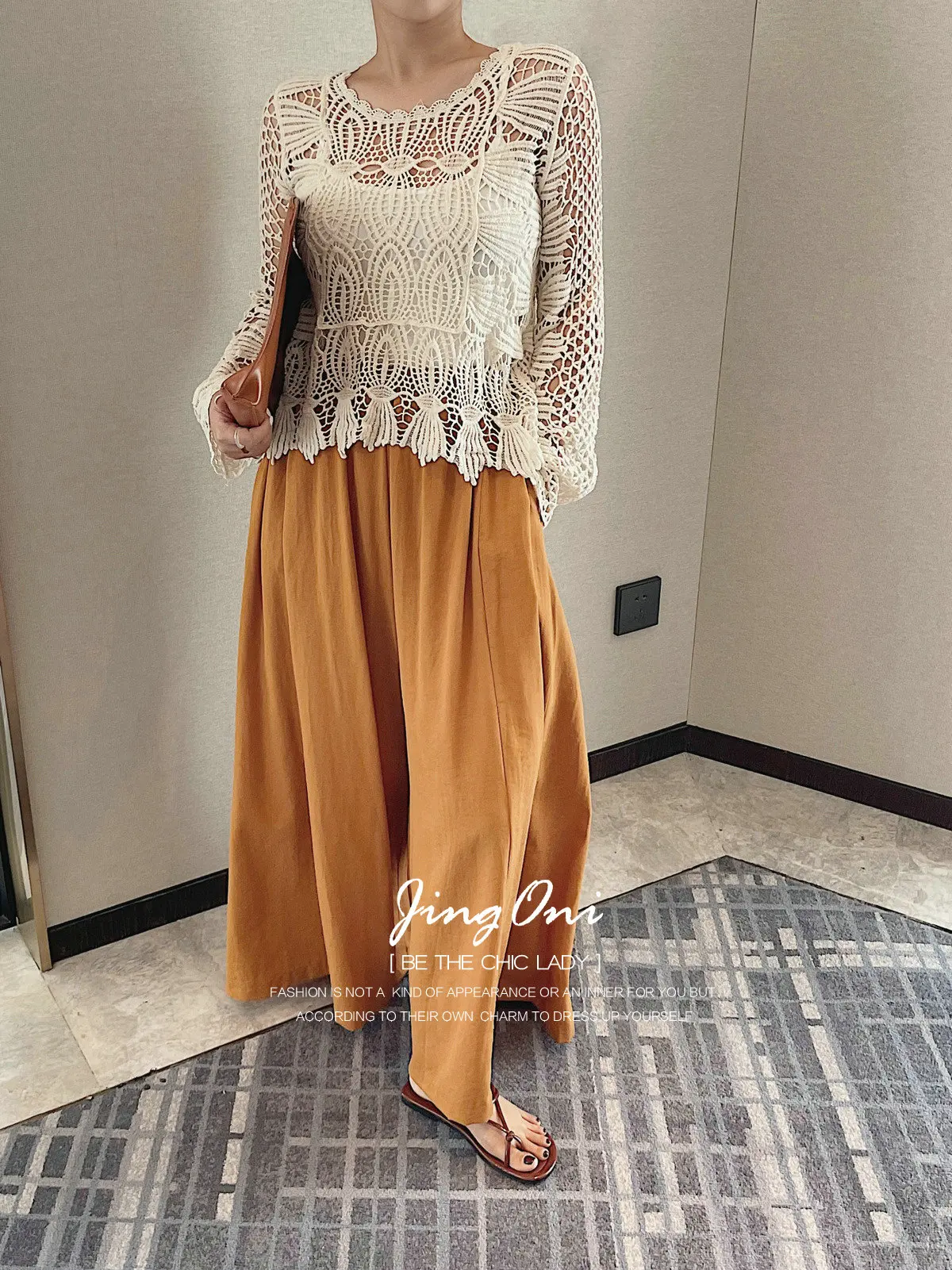 

Linen Cargo Pants Y2K Woman Clothing 2025 Spring Summer Korean Fashion Style Elegant Long Denim Trousers Wide Leg High Waist New