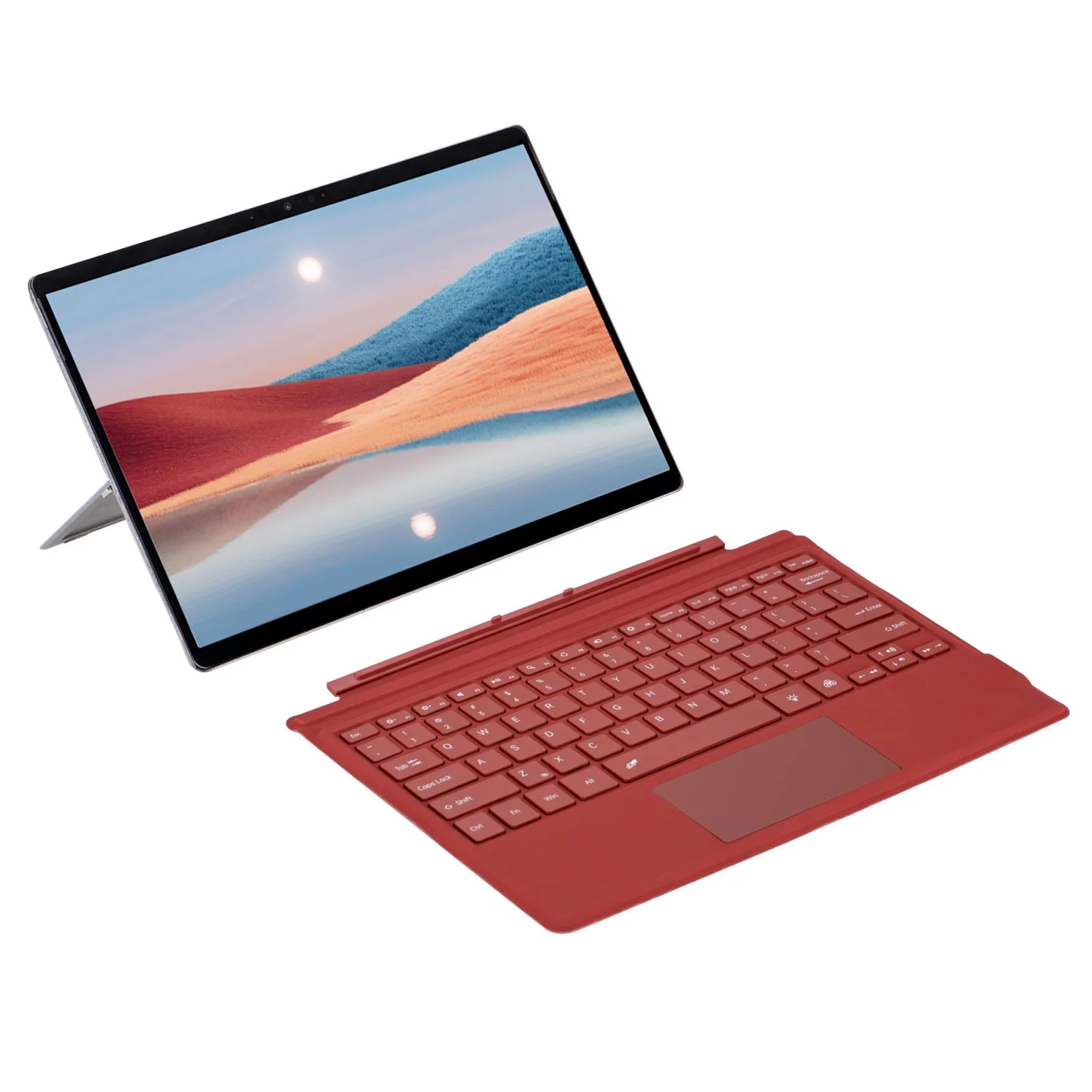 Magnetic Bluetooth5.0 Keyboard Colorful Backlight Multi Touchpad Wireless Tablet Keyboard for Microsoft Surface Pro 3 4 5 6 7