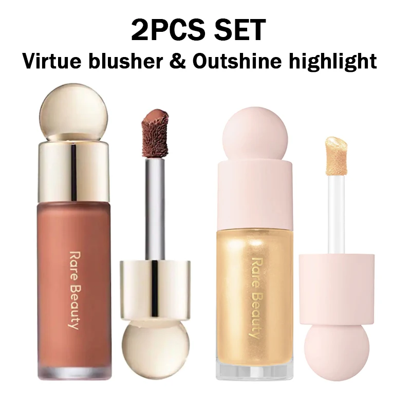 Zeldzame schoonheidspoeder markeerstift Blush Water Light Shimmer Waterproof Langdurige gezichtsverlichter Fleuren licht Vloeibare markeerstift