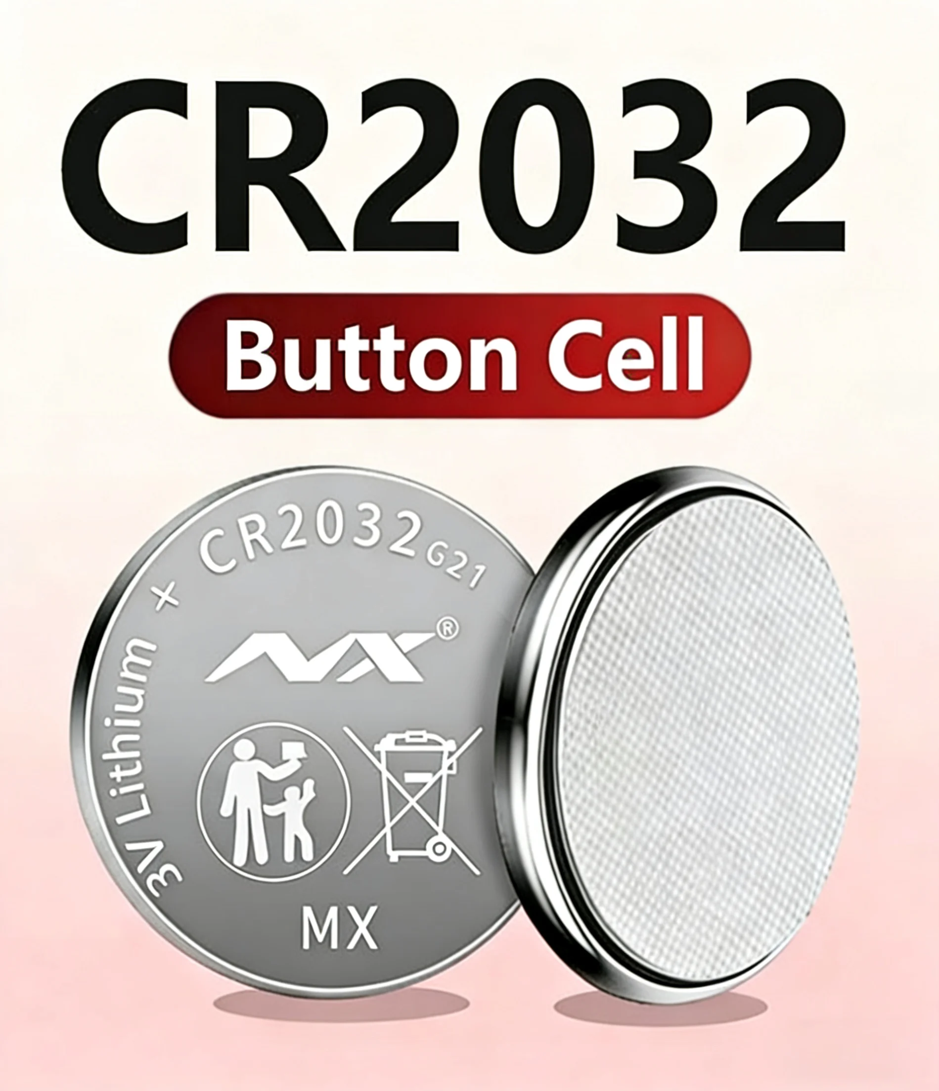 1-60 Pcs CR2032 Bat…