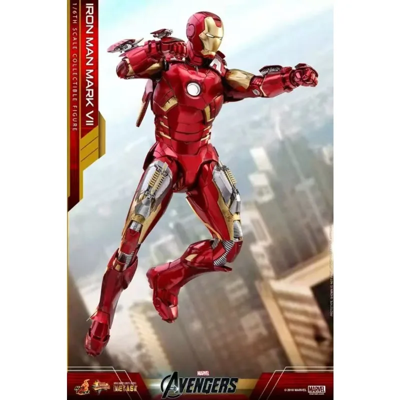 

Оригинальные горячие игрушки MARVEL MMS500-D27 Железный человек MK7 2,0 Коллекция аниме-фигурок Модель игрушки