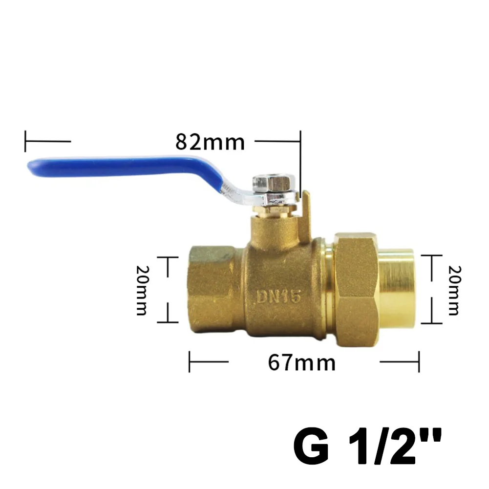 Ball Valve Made from Brass with Lever Handle for Medium Pressure For Water Systems Suitable for Normal Temperature Environments