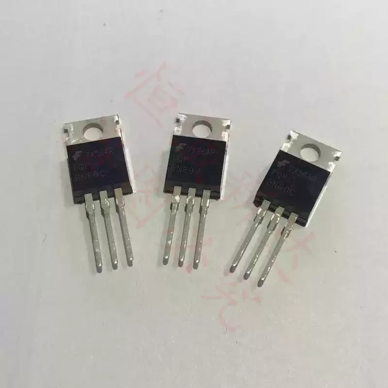 10-100pcs Fragile Field Effect Transistor FQP8N60C 8A 600V MOS Transistor for Electric Vehicle Charger Switching Power Supply, e