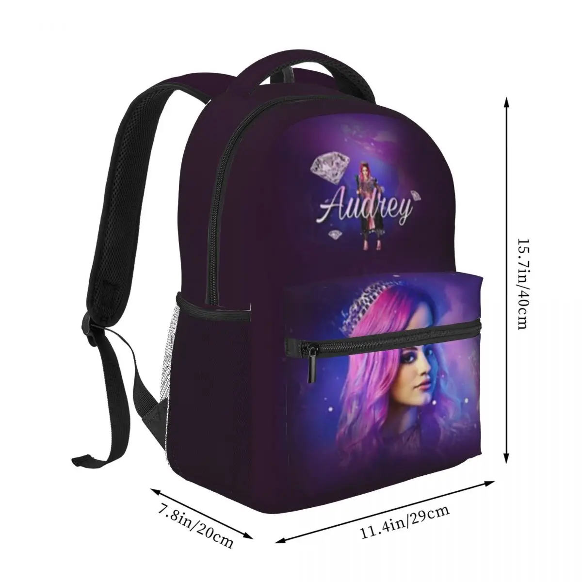 Mochila impermeable de gran capacidad para niños y niñas, mochila ligera para estudiantes, Audrey Descendants 3