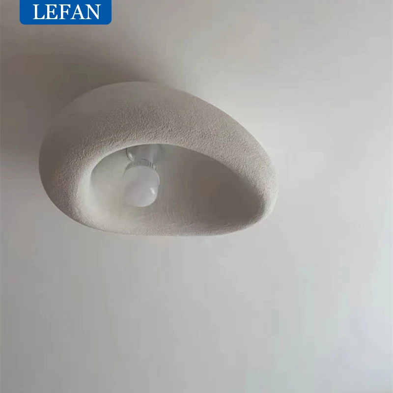 Nordic Minimalist Led Ceiling Lamps Chandelier Cream Style Bedroom  E27 Ceiling Lights Lustre Decor Led Lamp Fixtures